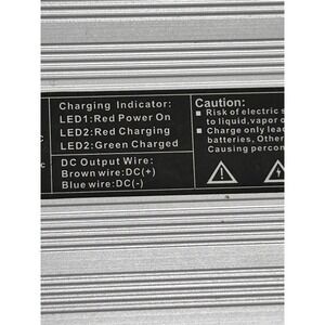 DL-360W Lead-Acid Battery Charger 48V 6A for Electric Scooter Golf Cart 3-Pin